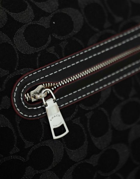 Сумка Coach Soft Tabby Shoulder Bag in Signature Black Denim 0585 фото