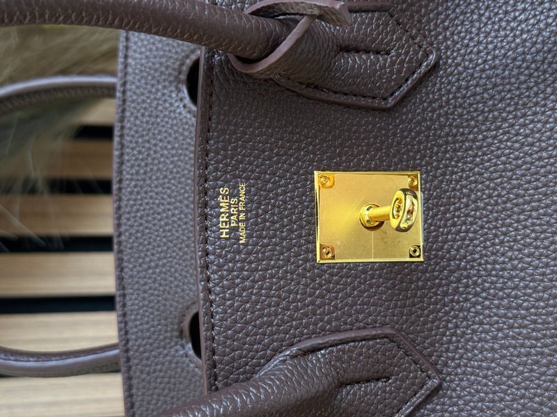 Сумка Hermes Birkin 30 in Dark Brown Leather/Gold Hardware 0448 фото