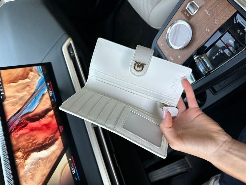 Гаманець Pinko Leather Wallet White 88172 фото