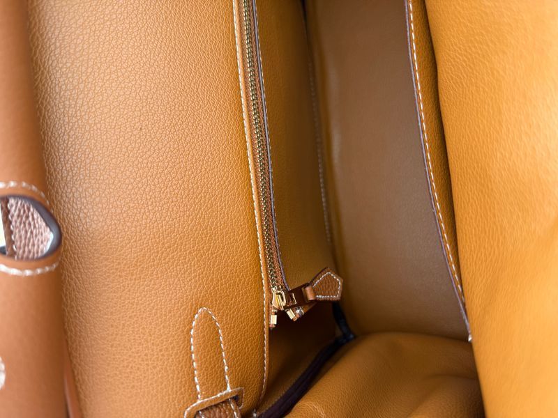 Сумка Hermes Birkin 30 in Gold Togo Leather/Gold Hardware 429 фото