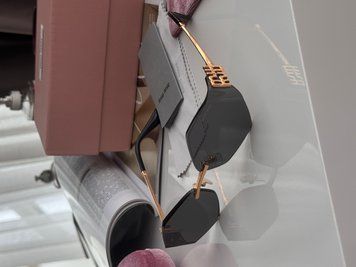 Окуляри Miu Miu Sunglasses MU 140AV 5AK-101 Black/Gold 0319 фото