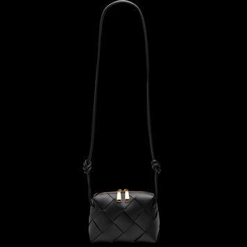 Сумка Bottega Veneta Mini Camera Bag Black 99548 фото