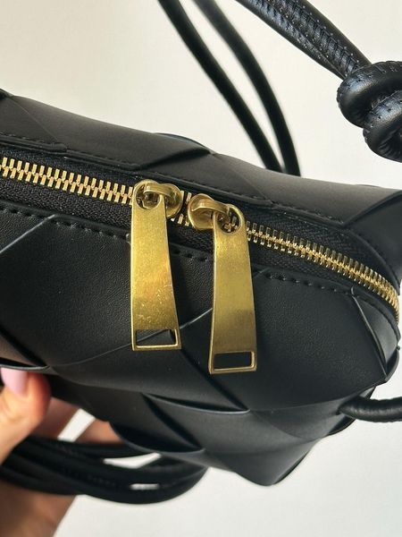 Сумка Bottega Veneta Mini Camera Bag Black 99548 фото