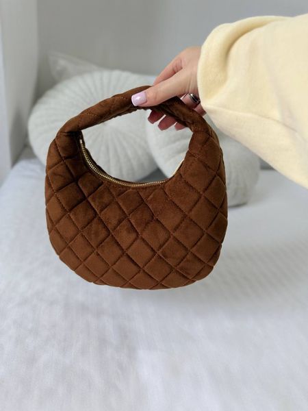 Сумка Saint Laurent Icarino In Quilted Suede Caramel Cognac 0191 фото