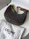 Сумка Celine Medium Ava Shoulder Bag in Triomphe Canvas and Calfskin Leather Brown/Tan 0308 фото 2