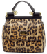 Сумка Dolce & Gabbana Sicily Small Bag in Leopard Print Dauphine Calfskin 92188 фото 1