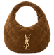 Сумка Saint Laurent Icarino In Quilted Suede Caramel Cognac 0191 фото 1