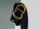 Ремінь Dior Saddle Belt Black Ultrasmooth Calfskin Gold 66136 фото 4