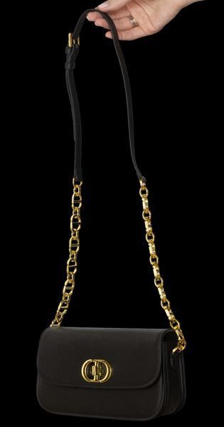 Сумка Dior 30 Montaigne Avenue Bag in Black Calfskin 0337 фото
