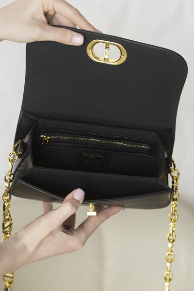 Сумка Dior 30 Montaigne Avenue Bag in Black Calfskin 0337 фото