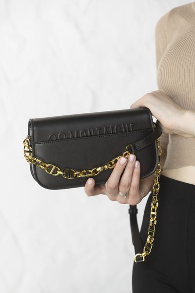 Сумка Dior 30 Montaigne Avenue Bag in Black Calfskin 0337 фото