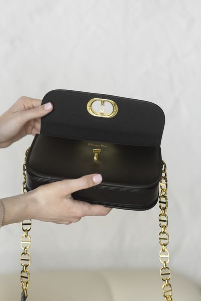 Сумка Dior 30 Montaigne Avenue Bag in Black Calfskin 0337 фото