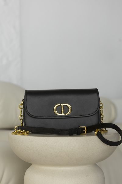 Сумка Dior 30 Montaigne Avenue Bag in Black Calfskin 0337 фото
