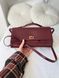 Сумка Balenciaga Bel Air Small Clutch in Burgundy Smooth Calfskin/Aged-Gold Hardware 501 фото 6