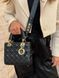 Сумка Christian Dior Small Lady Dior My ABCDior Bag in Black Cannage Lambskin/Gold Hardware 434 фото 7