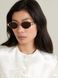 Сонцезахисні окуляри Celine Triomphe Metal 01 Oval Sunglasses CL40235U Gold/Brown 4312 фото 2