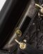 Сумка Christian Dior Small Lady Dior My ABCDior Bag in Black Cannage Lambskin/Gold Hardware 434 фото 4