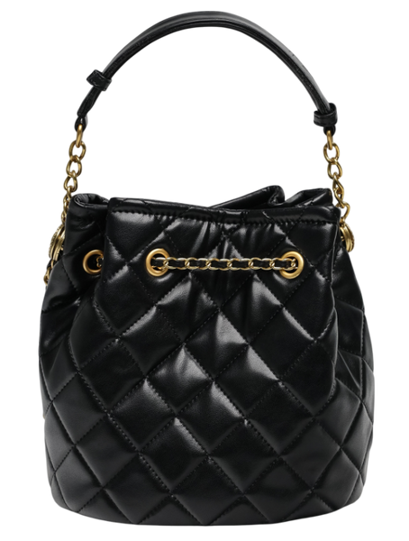Сумка Chanel Button Bucket Crossbody Bag Lambskin Black 991071 фото