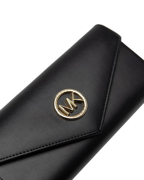 Кошелек Michael Kors Large Wallet Smooth Skin Black 88180 фото
