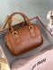 Сумка Miu Miu Arcadie Leather Top-Handle Bag in Cognac Брендовая женская сумка Miu Miu Arcadie Leather Top-Handle Bag in Cognac 476 фото 13
