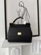 Сумка Dolce & Gabbana Sicily Medium Bag in Black Dauphine Calfskin 19015 фото 3