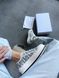 Женские кеды Dior Walk'n'Dior Platform Sneakers in Grey Stone Oblique Embroidered Cotton Premium Quality 36 0003 фото 4