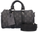 Сумка Louis Vuitton Keepall Bandouli&egrave;re 25 in Monogram Eclipse Reverse Canvas 0741 фото 1
