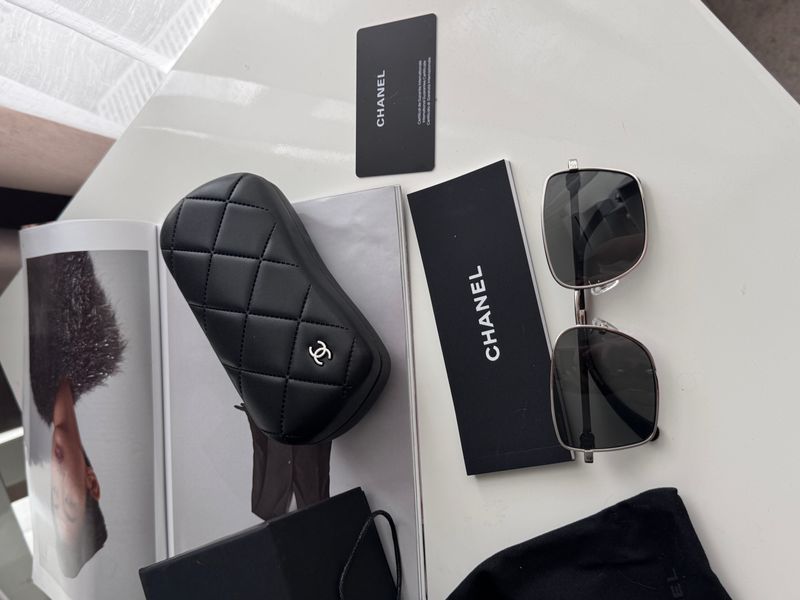 Окуляри Chanel Sunglasses 2219 C.418 S Black/Silver 1406 фото