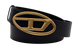 Ремінь Diesel Slim Glittery Belt with Oval D Gold Buckle 66134 фото 1