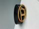 Ремінь Diesel Slim Glittery Belt with Oval D Gold Buckle 66134 фото 6