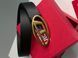 Ремінь Diesel Slim Glittery Belt with Oval D Gold Buckle 66134 фото 3