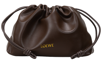 Сумка Loewe Medium Flamenco Purse in Dark Chestnut Mellow Nappa Lambskin Premium Quality 622 фото