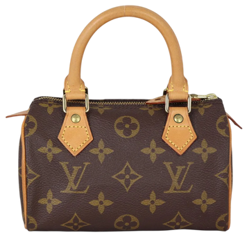 Сумка Louis Vuitton Nano Speedy in Monogram Coated Canvas/Gold Hardware 161 фото