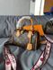 Сумка Louis Vuitton Speedy Bandouliere 20 in Monogram Canvas/Gold Hardware/Fuchsia Strap 1055 фото 2