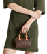 Сумка Louis Vuitton Nano Speedy in Monogram Coated Canvas/Gold Hardware 161 фото 2