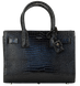 Сумка Saint Laurent Sac De Jour Nano Bag in Crocodile Embossed Patent Black Leather 0424 фото 1