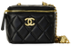 Cумка Chanel Pearl Crush Mini Vanity Bag in Black Quilted Lambskin 393 фото 1