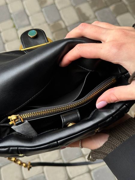 Сумка Pinko Mini Love Bag Puff Pinched Black/Gold 0048 фото