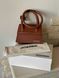 Сумка Jacquemus Le Chiquito Noeud Bag in Brown Leather 0491 фото 8