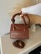 Сумка Jacquemus Le Chiquito Noeud Bag in Brown Leather 0491 фото 5