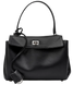 Cумка Balenciaga Rodeo Handbag Medium in Black Smooth Calfskin/Aged-Silver Hardware 0481 фото 1