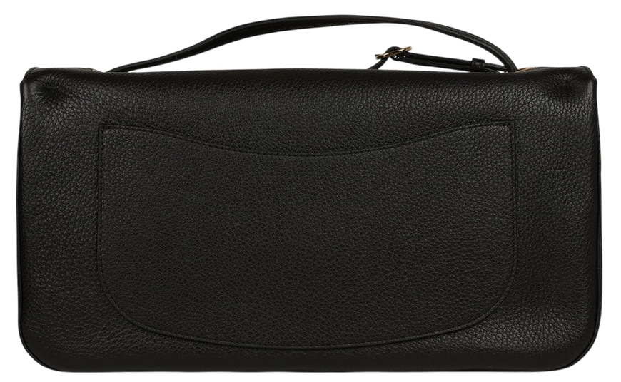Сумка Chanel Maxi "Souplissimo" Small Flap Bag in Black Grained Calfskin with Gold Hardware 657 фото