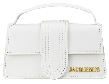 Сумка Jacquemus Le Bambino Small Handbag With Adjustable Crossbody in White Leather 499 фото
