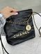 Сумка Chanel 22 Mini Handbag in Shiny Black Calfskin & Gold-Tone Metal 117 фото 8