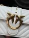 Сумка Pinko Mini Love Bag One Simply Puff White/Gold 0044 фото 3
