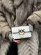 Сумка Pinko Mini Love Bag One Simply Puff White/Gold 0044 фото 2