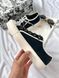 Женские кеды Dior Walk'n'Dior Low-Top Sneakers Black Canvas Premium 37 D005 фото 4
