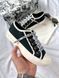 Женские кеды Dior Walk'n'Dior Low-Top Sneakers Black Canvas Premium 37 D005 фото 2