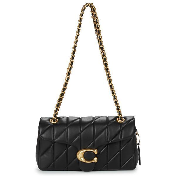 Сумка Coach Tabby Shoulder Bag 26 with Pillow Quilting Black/Brass Hardware 012296 фото