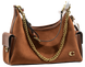 Сумка Coach Pocket Juliet 30 Bag in Honey Brown Suede/Brass Hardware 0476 фото 5